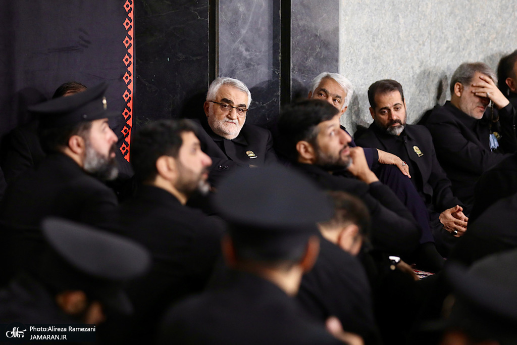 عکسی از رئیس ستاد انتخاباتی سعید جلیلی در مراسم با حضور قالیباف / علاءالدین بروجردی هم بود 3