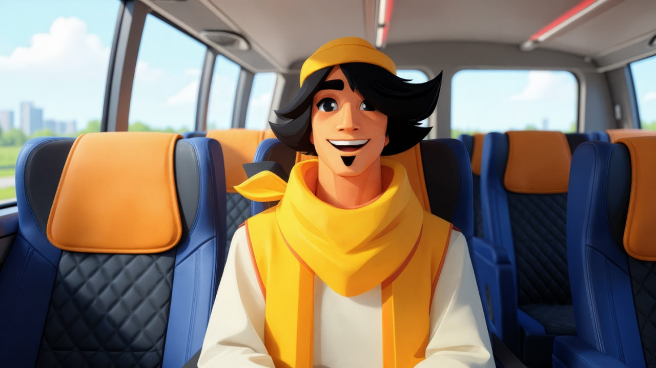 بلیط اتوبوس تهران لنگرود سفر راحت با سرویس لوکس تک صندلی 2