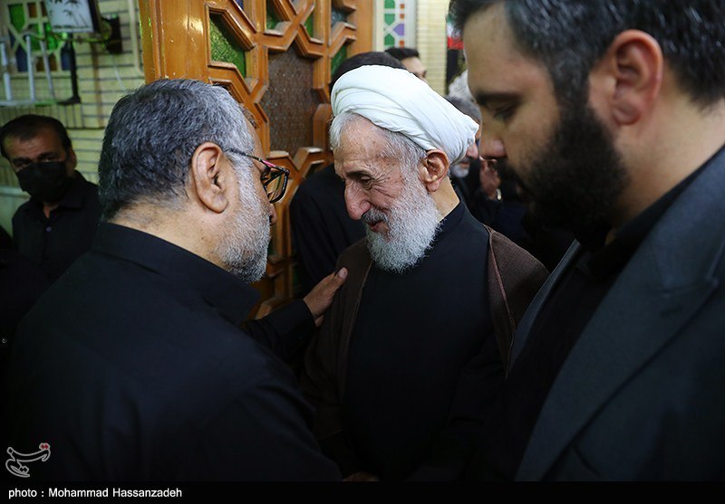 تصاویری از کاظم صدیقی در مراسم بزرگداشت شهید حاجی زاده 3