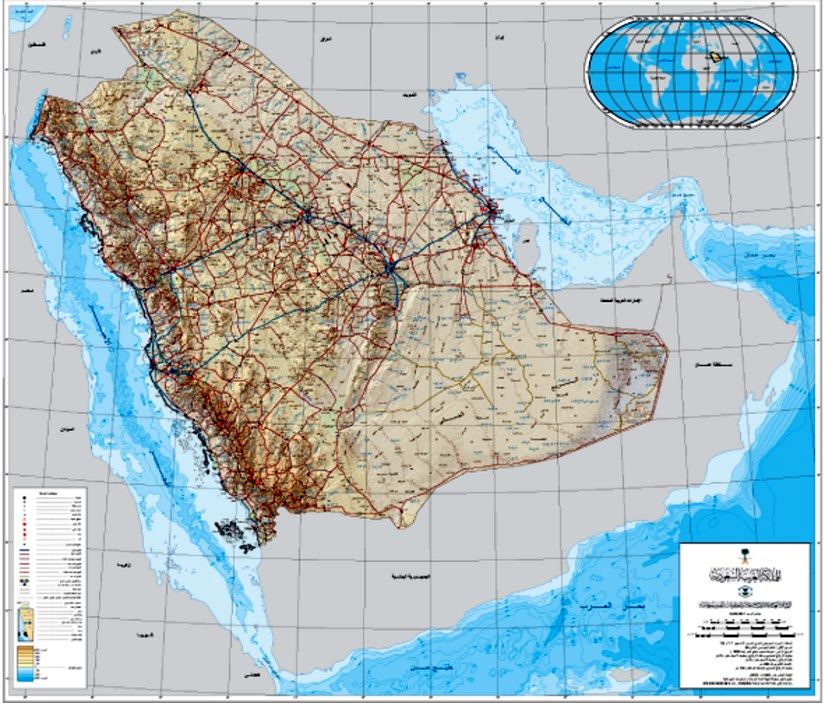 نقشه جدید عربستان منتشر شد + عکس 2