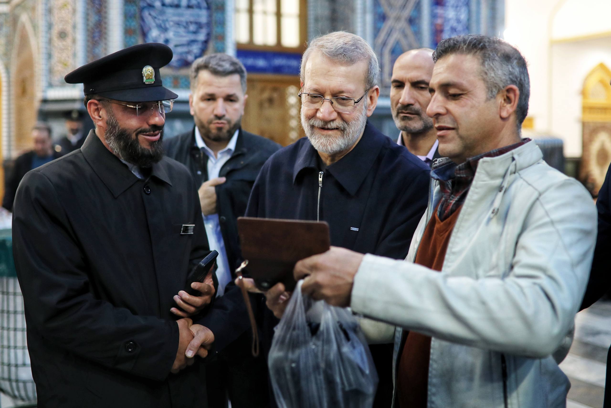 لاریجانی حرم امام رضا