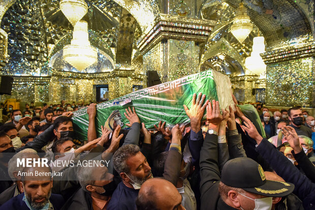 مراسم تشییع پیکر شهید علی اکبر رنجبر
