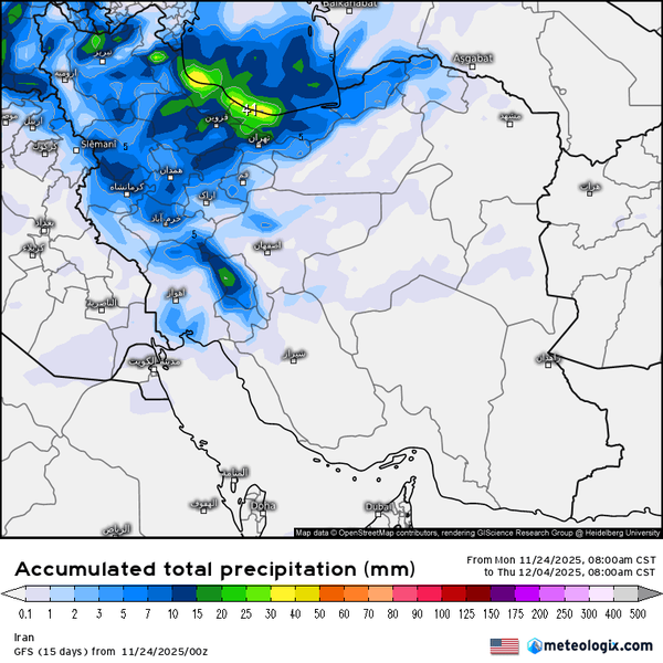 خبر خوب برای تهرانی‌ها و جنگل الیت / باران در راه است 2
