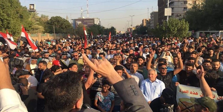 تظاهرات کنندگان عراقی