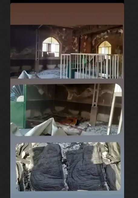 آتش زدن 2 امامزاده در استان ایلام
