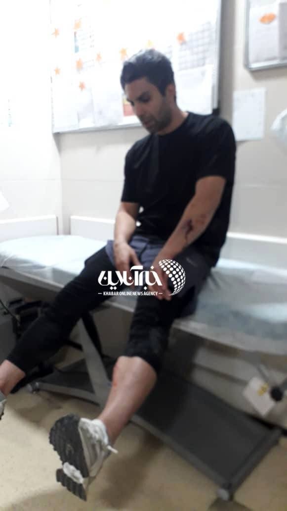 عکس| سارق‌ها به ستاره سابق پرسپولیس حمله کردند/ کار آقای فوتبالیست به بیمارستان کشیده شد
