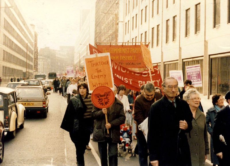 Miners_strike_rally_London_1984