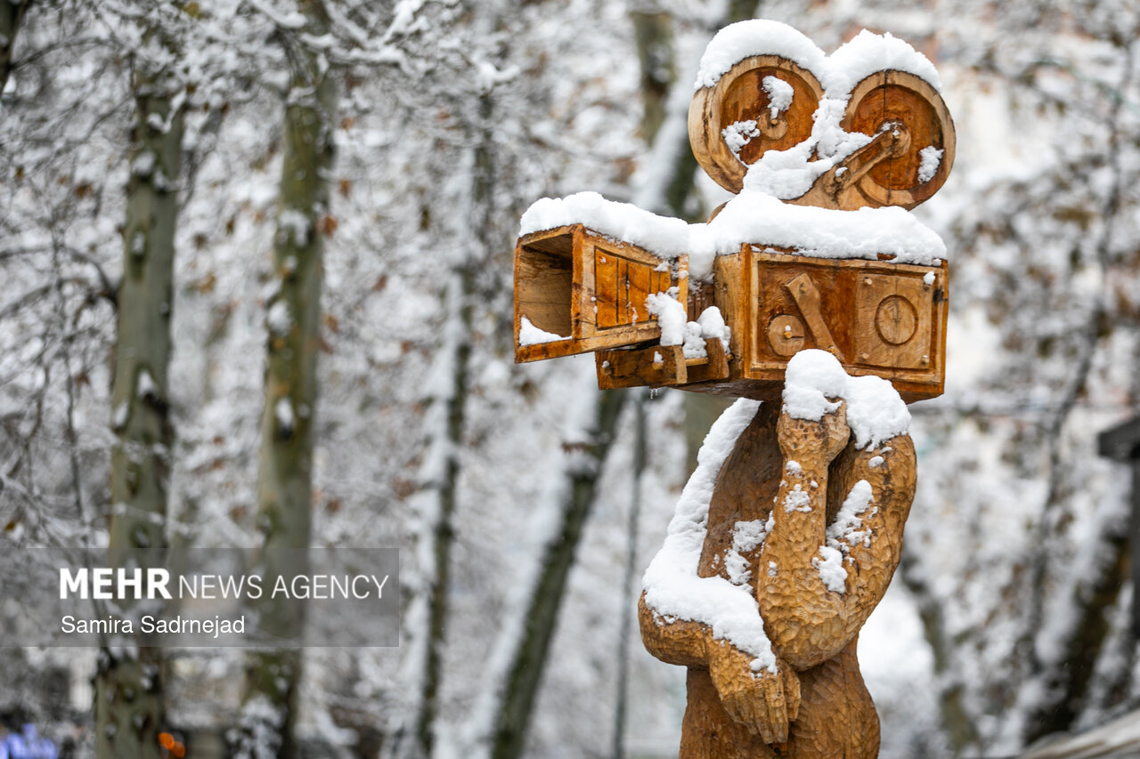 بارش برف در تهران