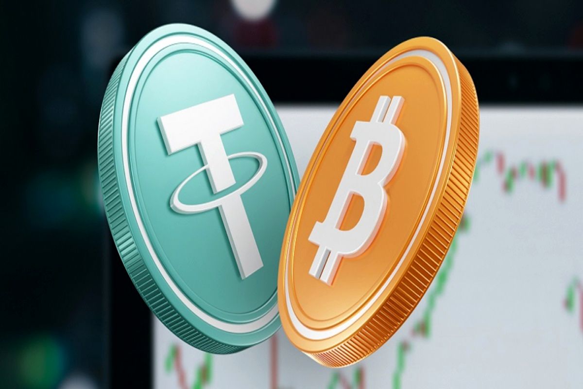 بیت کوین و تتر