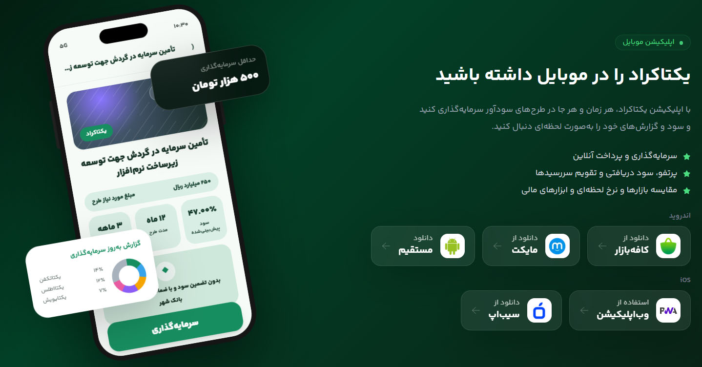 اپلیکیشن یکتاکراد