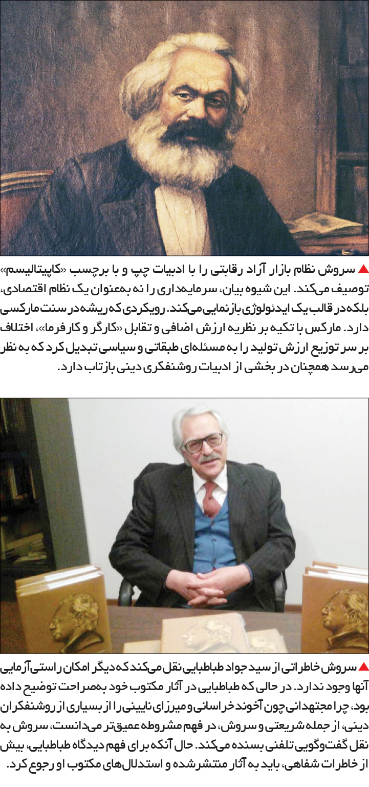 قوچانی سروش تجارت فردا لیبرالیسم نقابدار