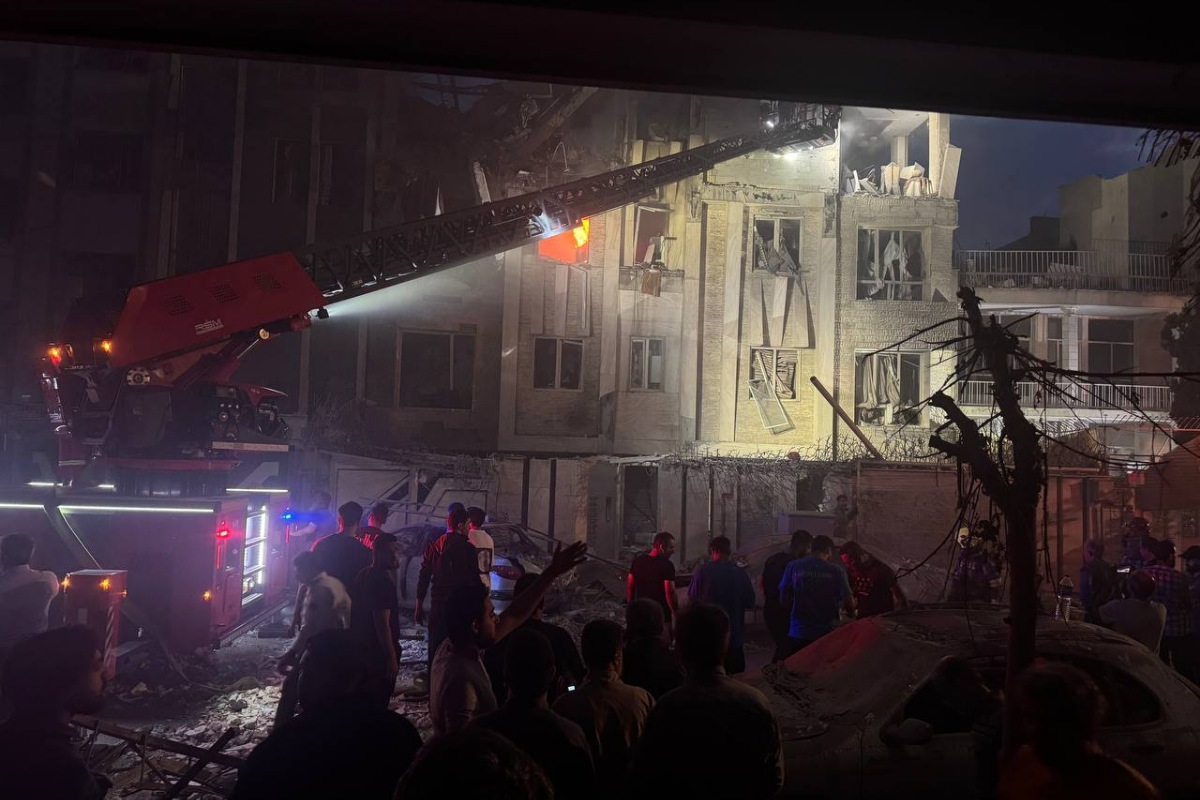 حمله اسرائیل به تهران 