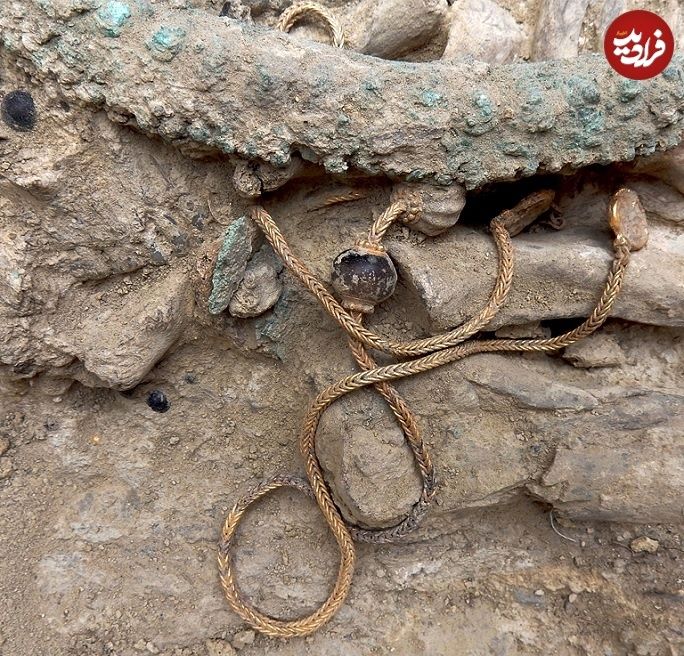 (عکس) مقبره‌ای پر از «گنج» که در باغ زیتون کشف شد
