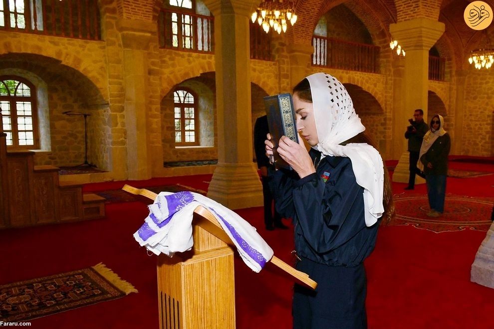 حجاب همسر و دختران رئیس جمهور آذربایجان (عکس)