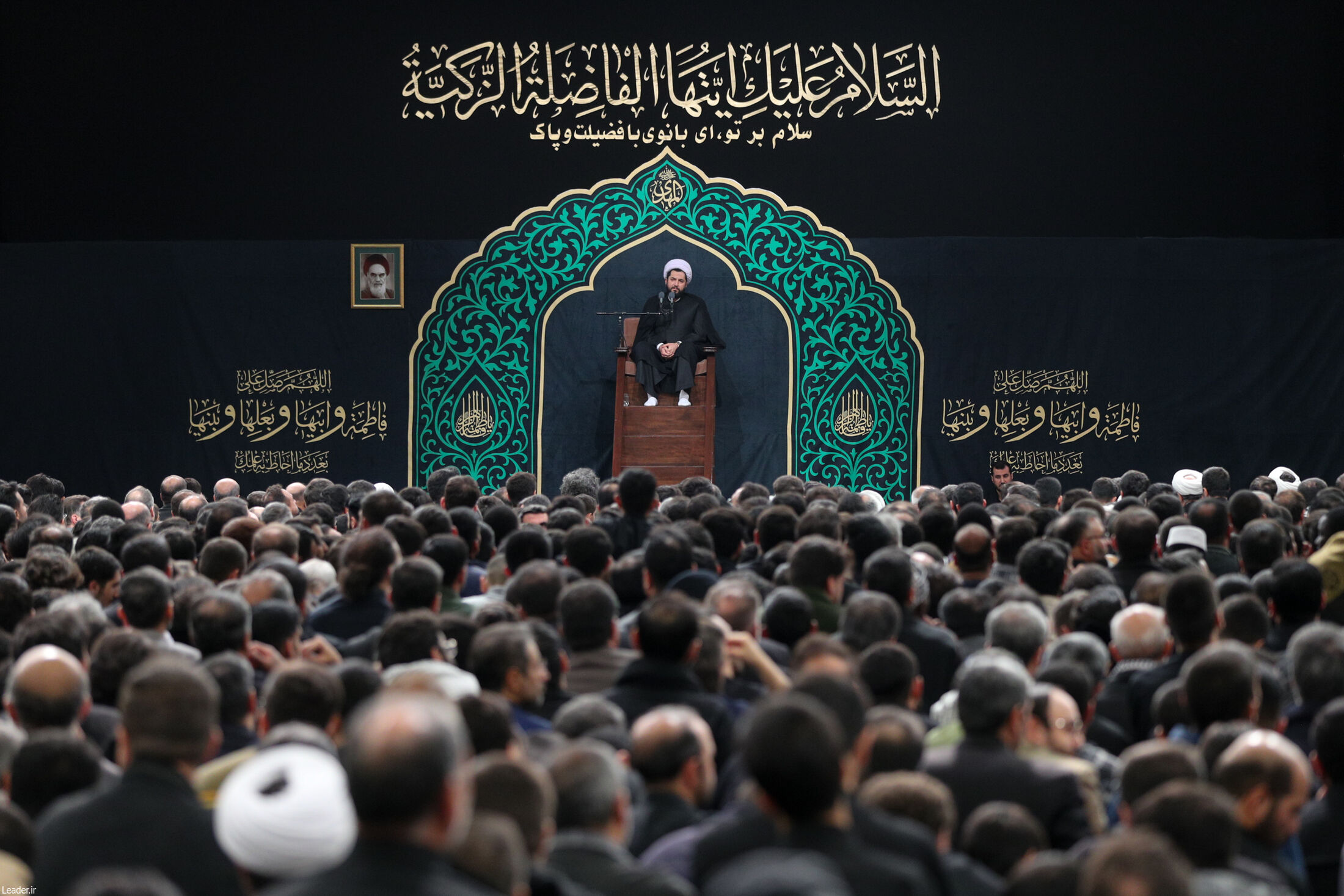 عزاداری شهادت حضرت زهرا (س) در حسینیه امام خمینی
