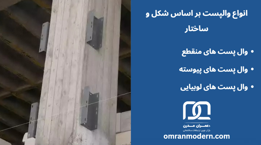 انواع وال پست