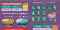 دور باطل تورم و رکود؛ ۷۸ درصد از حداقل حقوق یک خانواده ۴ نفره، صرف خرید اقلام خوراکی می‌شود | کالابرگ، 17 درصد اقلام خوراکی را پوشش می‌دهد 