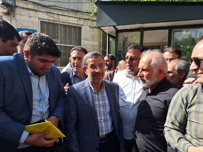 خیز احمدی نژاد برای انتخابات ریاست جمهوری/ حضور احمدی نژاد و طرفدارانش در این منطقه تهران+ عکس