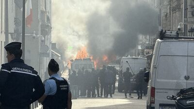 انفجار بیخ گوش مقامات فرانسه در پارس+ فیلم