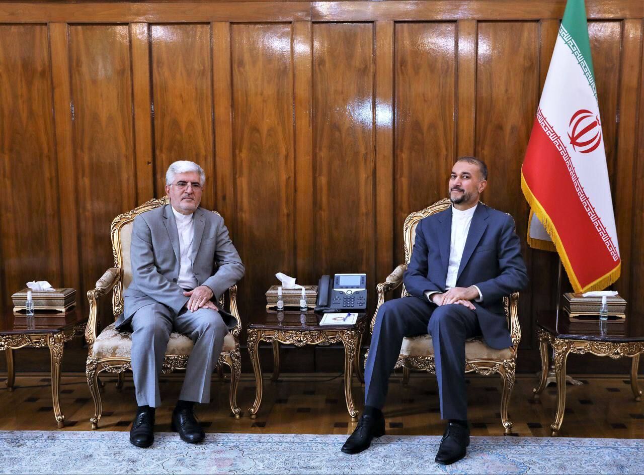 دیدار سفیر جدید ایران در کُره با امیرعبداللهیان