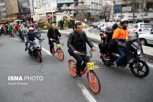 همایش بزرگ دوچرخه‌سواری در تهران