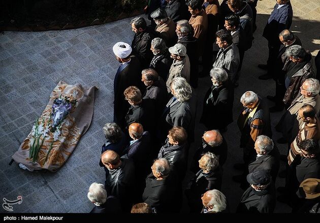 مراسم تشییع پیکر مرحوم محمد زرین‌دست