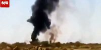 اولین تصویر از سقوط یک فروند هواپیما در اصفهان + فیلم