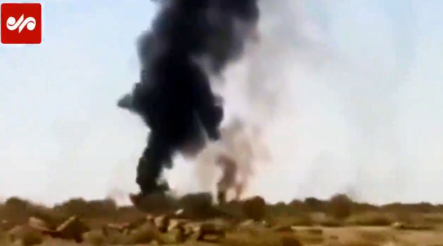 اولین تصویر از سقوط یک فروند هواپیما در اصفهان + فیلم