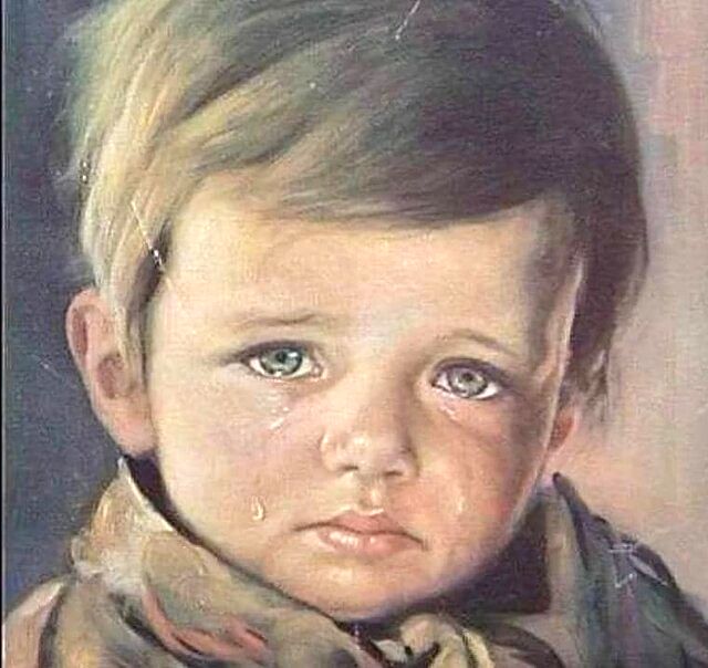راز نقاشی نفرین شده «پسرک گریان»!