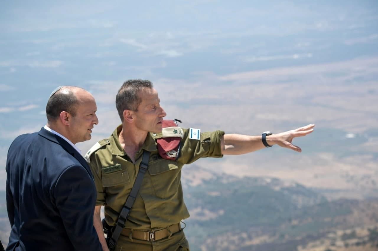 بازدید نفتالی بنت نخست وزیر رژیم صهیونیستی از مرز لبنان+عکس