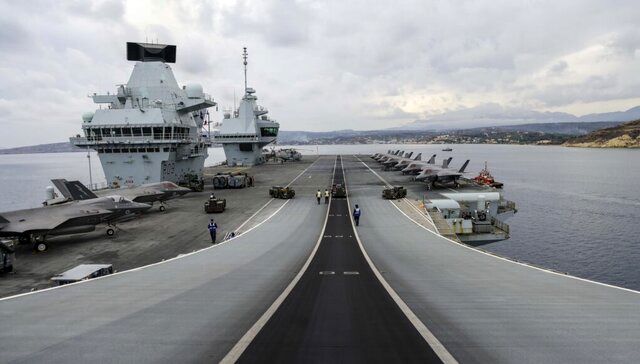 ناو هواپیمابر انگلیسی عازم مدیترانه شد/ مأموریت آن چیست؟