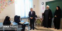 تصاویر مراسم آغاز سال تحصیلی جدید با حضور حسن روحانی