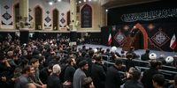 تصویری از سردار سیدمجید موسوی در مراسم عزاداری  حسینیه امام خمینی(ره)