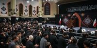 تصویری از سردار سیدمجید موسوی در مراسم عزاداری  حسینیه امام خمینی(ره)