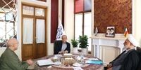 برگزاری نشست مشترک سران قوا در دفتر قالیباف+ عکس