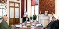 برگزاری نشست مشترک سران قوا در دفتر قالیباف+ عکس