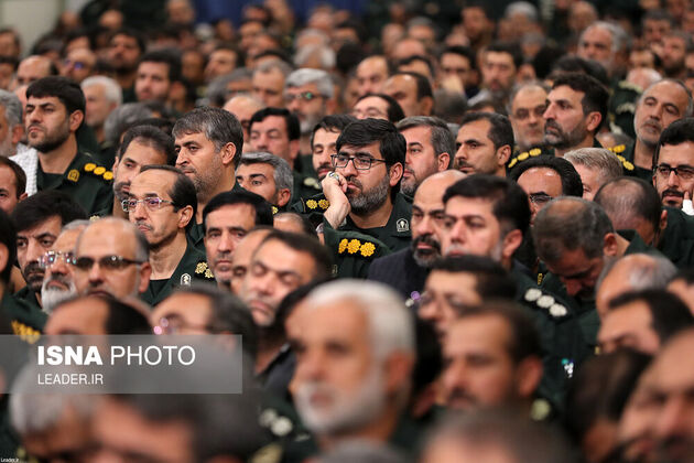 دیدار فرماندهان سپاه پاسداران با مقام معظم رهبری