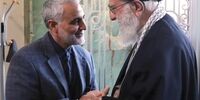 لبخند رهبر انقلاب و حاج قاسم سلیمانی در تصویری متفاوت+ عکس
