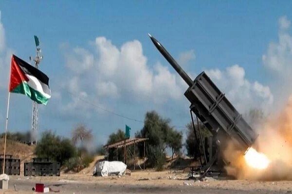 آزمایش موشکی مقاومت فلسطین در نوار غزه 