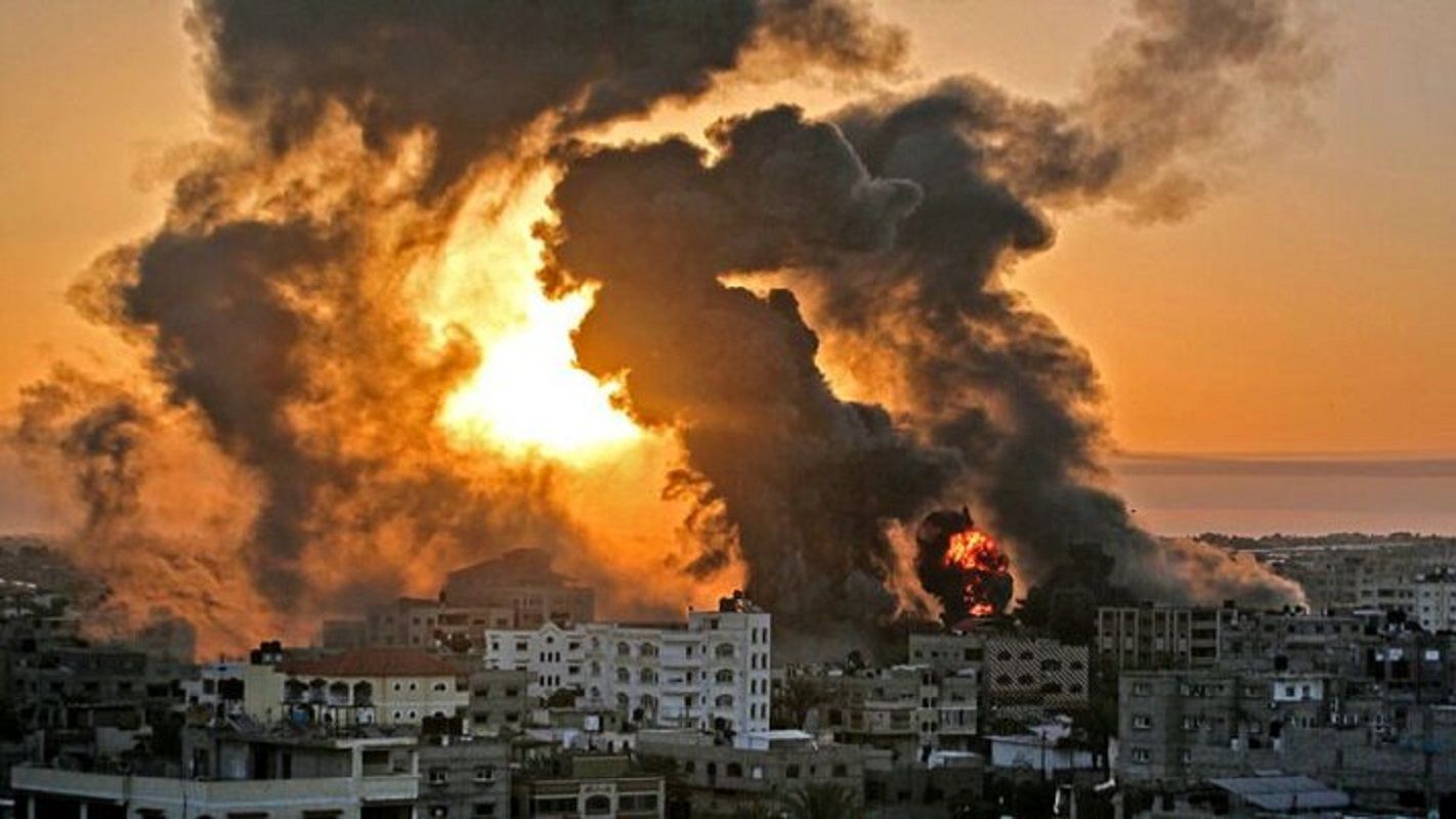  پاسخ آتشین مبارزان مقاومت به حمله های هوایی و توپخانه ای اسرائیل در غزه 