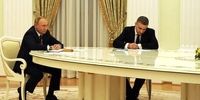عکسی از میز جدید پوتین برای مذاکره با اوکراین!