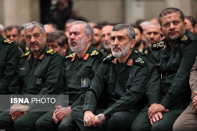 دیدار فرماندهان سپاه پاسداران با مقام معظم رهبری