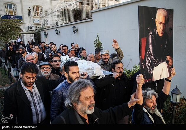 مراسم تشییع پیکر مرحوم محمد زرین‌دست