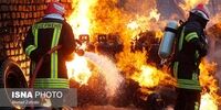 تصاویر وحشتناک انفجار در جایگاه گاز مایع قم