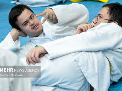 تصاویر| نبرد جودوکاران کم توان ذهنی