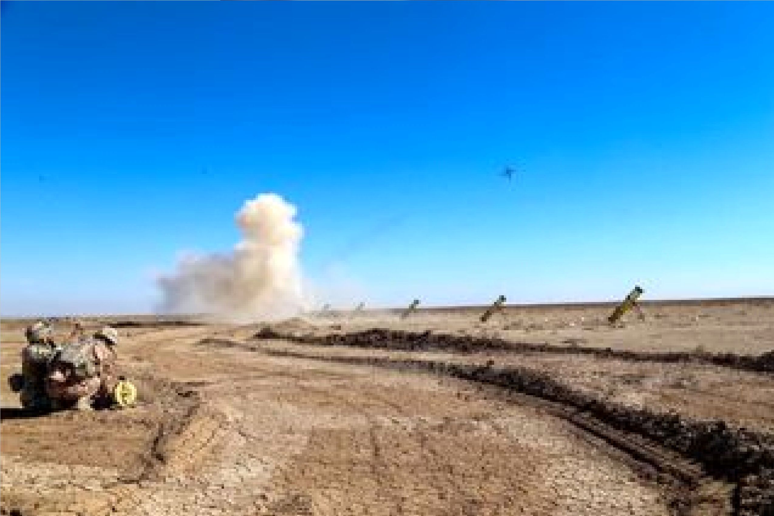 مانور پهپادی یگان سجیل با حضور فرمانده کل سپاه