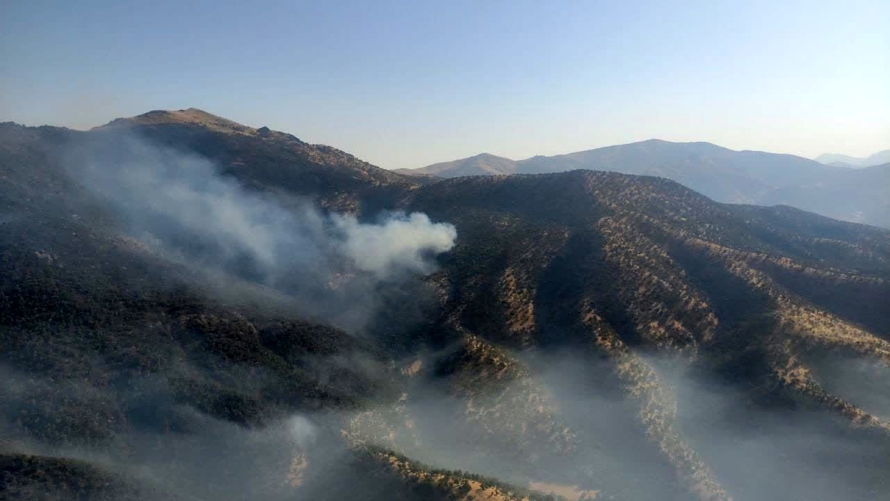 فوری؛ آتش‌سوزی مهیب در پارک ملی سالوک خراسان‌شمالی 
