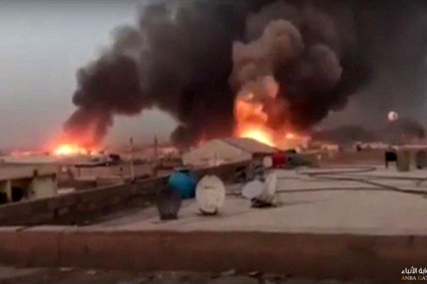 واکنش وزیر دفاع عراق به آتش‌سوزی در پایگاه هوایی "بلد"
