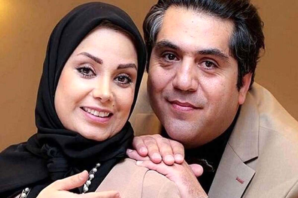 عکس عاشقانه مجری سابق تلویزیون با همسر خواننده اش