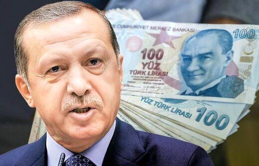 سقوط قیمت لیر ترکیه با رهبری اردوغان